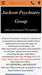 Mobile Screenshot of jacksonpsychiatrygroup.com