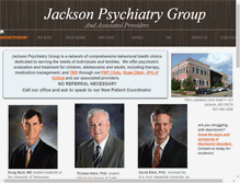 Tablet Screenshot of jacksonpsychiatrygroup.com